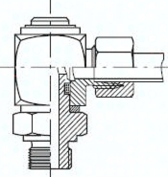 HD-Winkel-Einschraub-Drehverschraubung G 1/2"-16 S (M24x1,5)