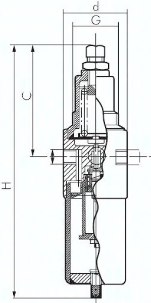 Filterregler, 1.4404, NPT 1/4", 1,5 - 15bar (Standard)