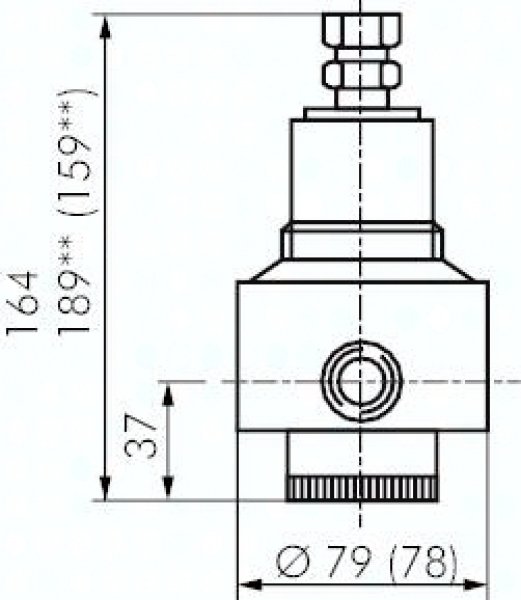 Druckregler, 1.4404, G 1/2", 0,5 - 8bar (Standard)