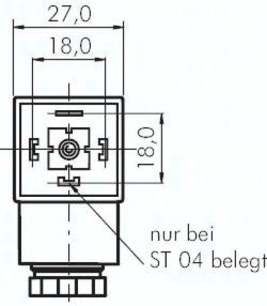 Magnetspule für Magnetventil 24 V AC, Bauf. D, Steckergr.3
