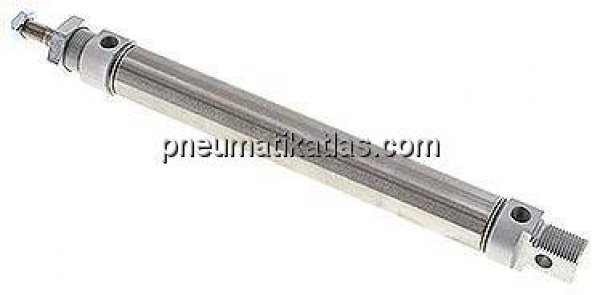 ISO 6432-Zylinder, doppeltwirkend, Kolben 25mm,Hub 160mm