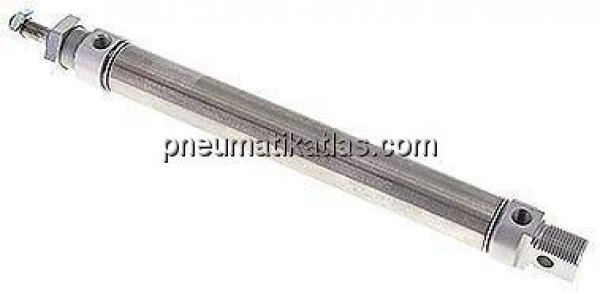 ISO 6432-Zylinder, doppeltwirkend, Kolben 25mm,Hub 170mm