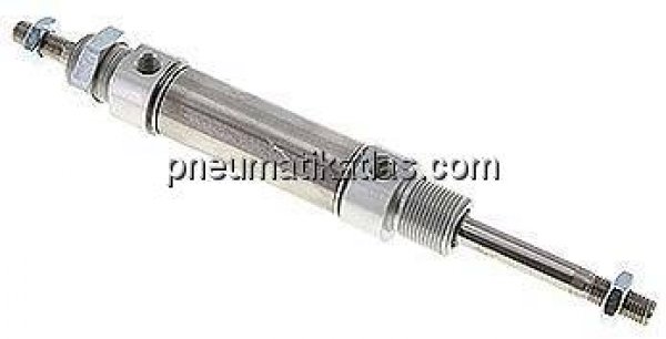 ISO 6432-Zylinder, doppeltwirkend, Kolben 25mm,Hub 40mm