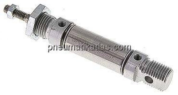 ISO 6432-Zylinder, doppeltwirkend, Kolben 16mm,Hub 10mm