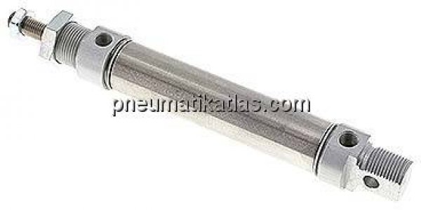 ISO 6432-Zylinder, doppeltwirkend, Kolben 25mm,Hub 80mm