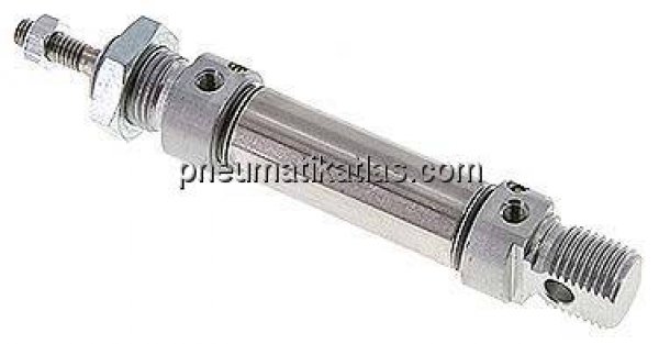 ISO 6432-Zylinder, doppeltwirkend, Kolben 16mm,Hub 20mm