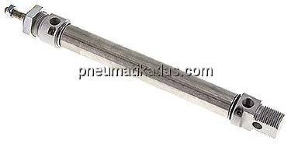 ISO 6432-Zylinder, doppeltwirkend, Kolben 20mm,Hub 125mm