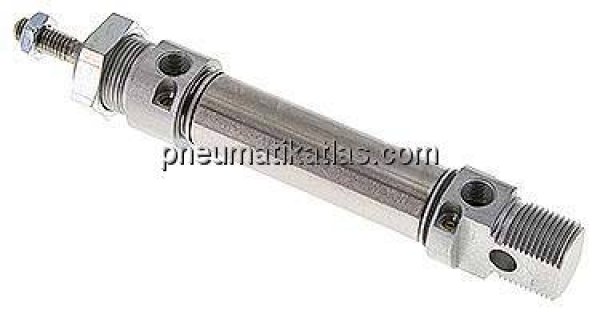 ISO 6432-Zylinder, doppeltwirkend, Kolben 20mm,Hub 40mm