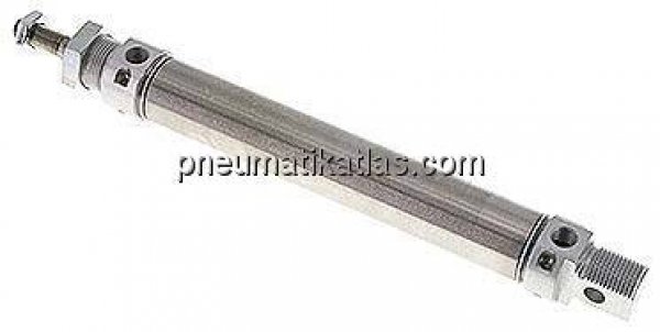 ISO 6432-Zylinder, doppeltwirkend, Kolben 25mm,Hub 125mm