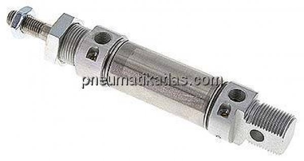 ISO 6432-Zylinder, doppeltwirkend, Kolben 25mm,Hub 25mm