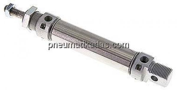 ISO 6432-Zylinder, doppeltwirkend, Kolben 25mm,Hub 65mm