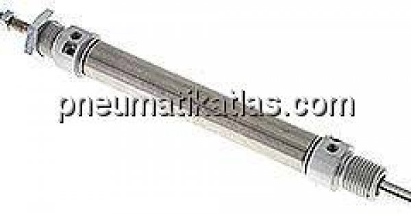 ISO 6432-Zylinder, doppeltwirkend, Kolben 16mm,Hub 80mm