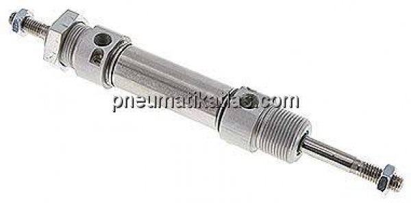 ISO 6432-Zylinder, doppeltwirkend, Kolben 20mm,Hub 25mm