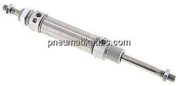 ISO 6432-Zylinder, doppeltwirkend, Kolben 25mm,Hub 50mm