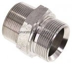 Doppelnippel G 1-1/2"-NPT 1-1/2", 1.4571