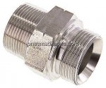 Doppelnippel G 1-1/4"-NPT 1-1/4", 1.4571