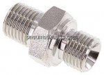 Doppelnippel G 1/4"-NPT 1/4", 1.4571