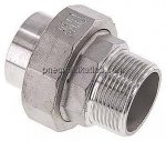 Anschweißverschraubung kon. dicht. R 1-1/4"(AG)-42,4mm