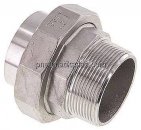 Anschweißverschraubung kon. dicht. R 2"(AG)-60,3mm