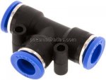 T-Steckanschluss 10mm-10mm, IQS-Standard