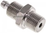 Gerades Gewindestück NPT 1/8"-6x4mm, 1.4571