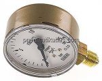 Schweißtechnik-Manometer 63mm, 0 - 16 bar, Sauerstoff (O2)