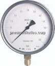 Feinmess-Manometer senkrecht, 160mm, -1 bis 0,6 bar