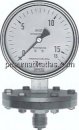 ES-Plattenfeder-Manometer senkrecht, 100mm, -1 bis 1,5 bar