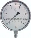 Gly.-Sicherheits-Manometer senkrecht,160mm, -1 bis 0,6 bar