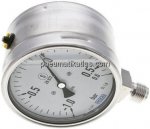 Gly.-Sicherheits-Manometer senkrecht,100mm, -1 bis 0,6 bar