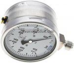 Gly.-Sicherheits-Manometer senkrecht,100mm, -1 bis 0 bar