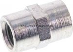 Hochdruck-Muffe G 1/4"-G 1/4", Stahl verzinkt