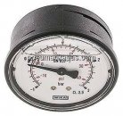 Glycerin-Manometer waagerecht (KU/Ms), 63mm, -1 bis 3 bar