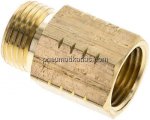 Reduziernippel G 1/2"(AG)-NPT 1/2"(IG), Messing