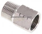 Reduziernippel R 1/2"(AG)-NPT 1/2"(IG), 1.4571