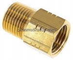 Reduziernippel R 1/2"(AG)-NPT 1/2"(IG), Messing