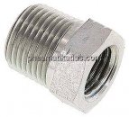 Reduziernippel NPT 3/8"(AG)-NPT 1/4"(IG), Stahl verzinkt