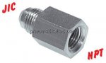 Reduziernippel UN 1-5/16"-12(JIC-AG)-NPT 1"(IG), 1.4436