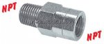 Gewindeverlängerung NPT 1/4", Stahl verzinkt