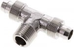 T-Gewindestück R 1/4"-10x8mm, 1.4404 ohne Muttern