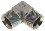 90°-Winkel, 60°Konus G 1-1/2"-G 1-1/2" (AG), Stahl verzinkt