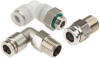 IQS-Steckanschlüsse aus Edelstahl oder Edelstahl & PVDF- ES LE / PVDF (4-16 mm)