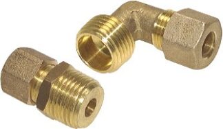 Messing-Klemmringverschraubungen, DIN EN 1254-2 (4-22 mm)