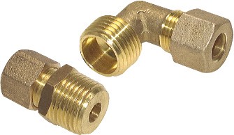 Messing-Klemmringverschraubungen, DIN EN 1254-2 (4-22 mm)