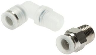 IQS-Steckanschlüsse aus Edelstahl & Polypropylen für die Halbleiterindustrie - PP (4-12 mm)