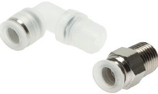 IQS-Steckanschlüsse aus Edelstahl & Polypropylen für die Halbleiterindustrie - PP (4-12 mm)
