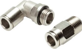 IQS-Steckanschlüsse für Standardanwendungen aus Messing vernickelt - MSV (3-16 mm)