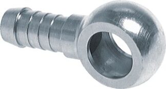 Ring-Schlauchnippel mit Ring-Auge|DIN 7642 (DIN 7622)