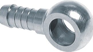 Ring-Schlauchnippel mit Ring-Auge|DIN 7642 (DIN 7622)
