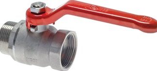 Einschraub-Kugelhähne 2-teilig, voller Durchgang, kurze Bauform|PN 25 (Eco-Line)